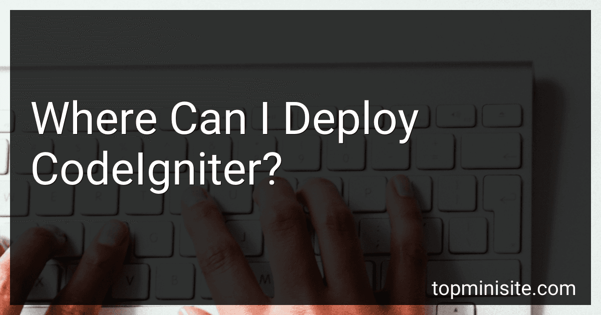 Where Can I Deploy CodeIgniter? image