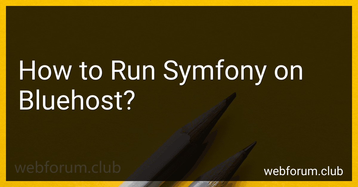 How to Run Symfony on Bluehost? preview