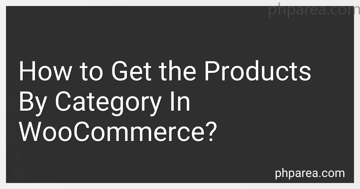 How to Get the Products By Category In WooCommerce? image