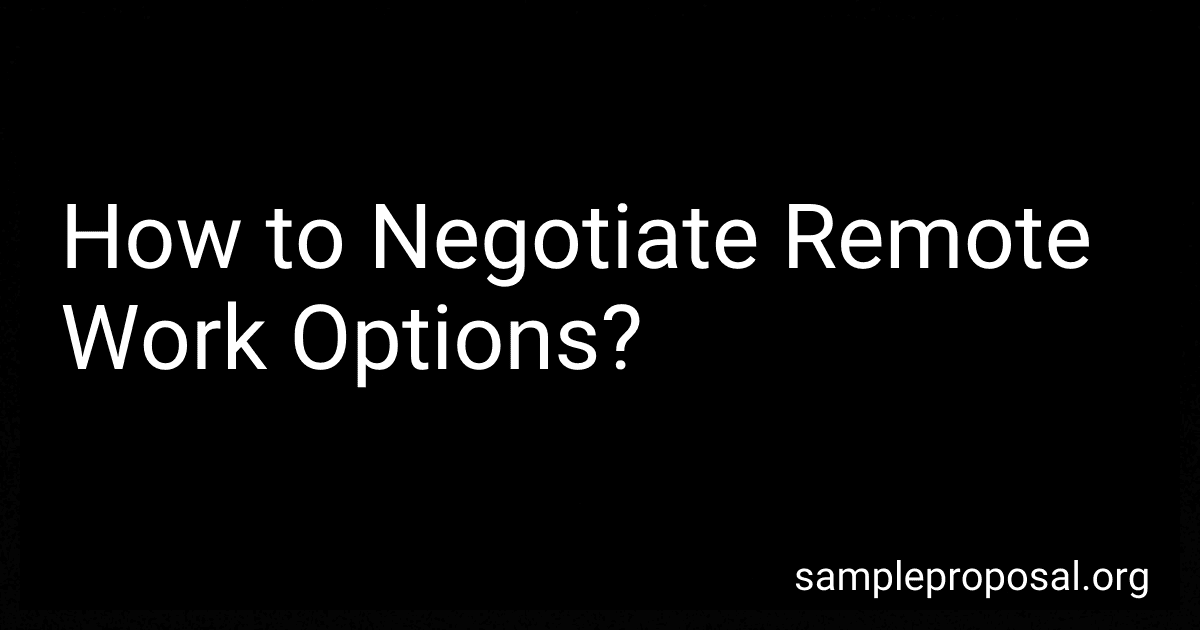 How to Negotiate Remote Work Options? image
