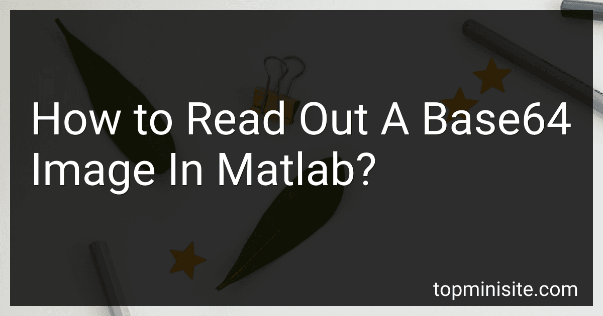 How to Read Out A Base64 Image In Matlab? image