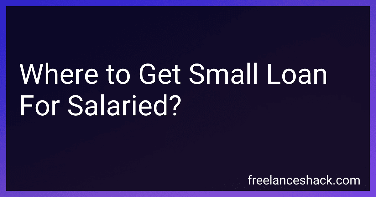 Where to Get Small Loan For Salaried? preview