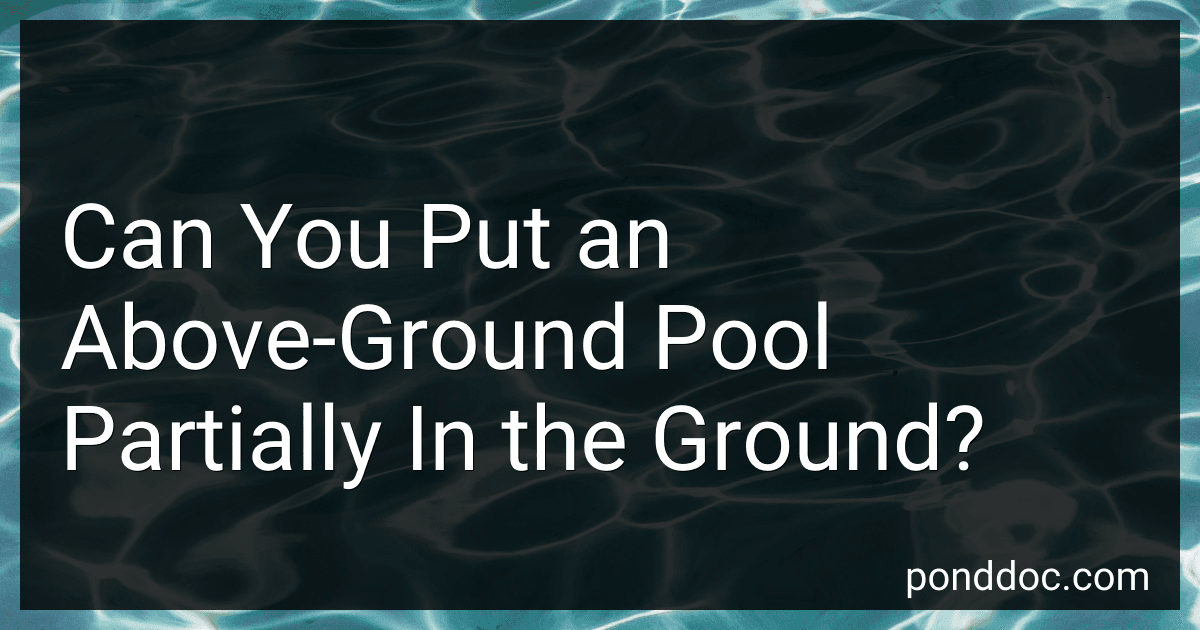 Can You Put an Above-Ground Pool Partially In the Ground? image