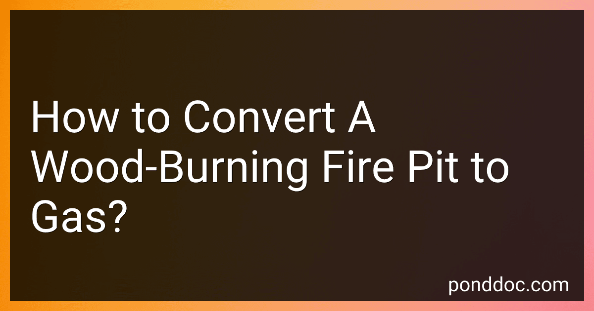 How to Convert A Wood-Burning Fire Pit to Gas? image