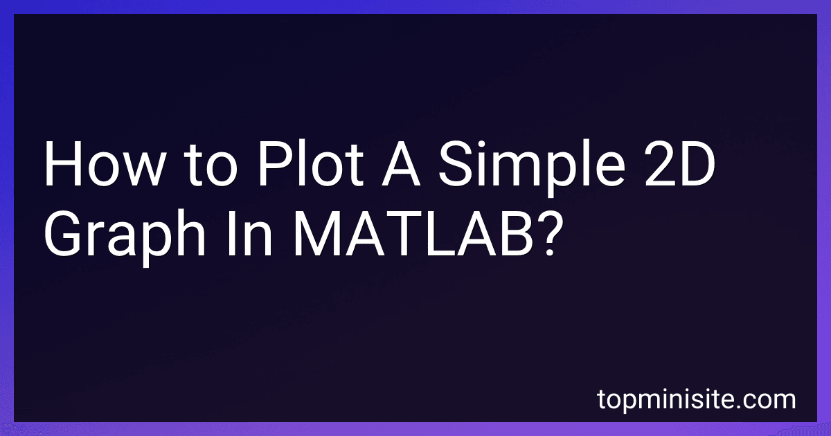 How to Plot A Simple 2D Graph In MATLAB? image