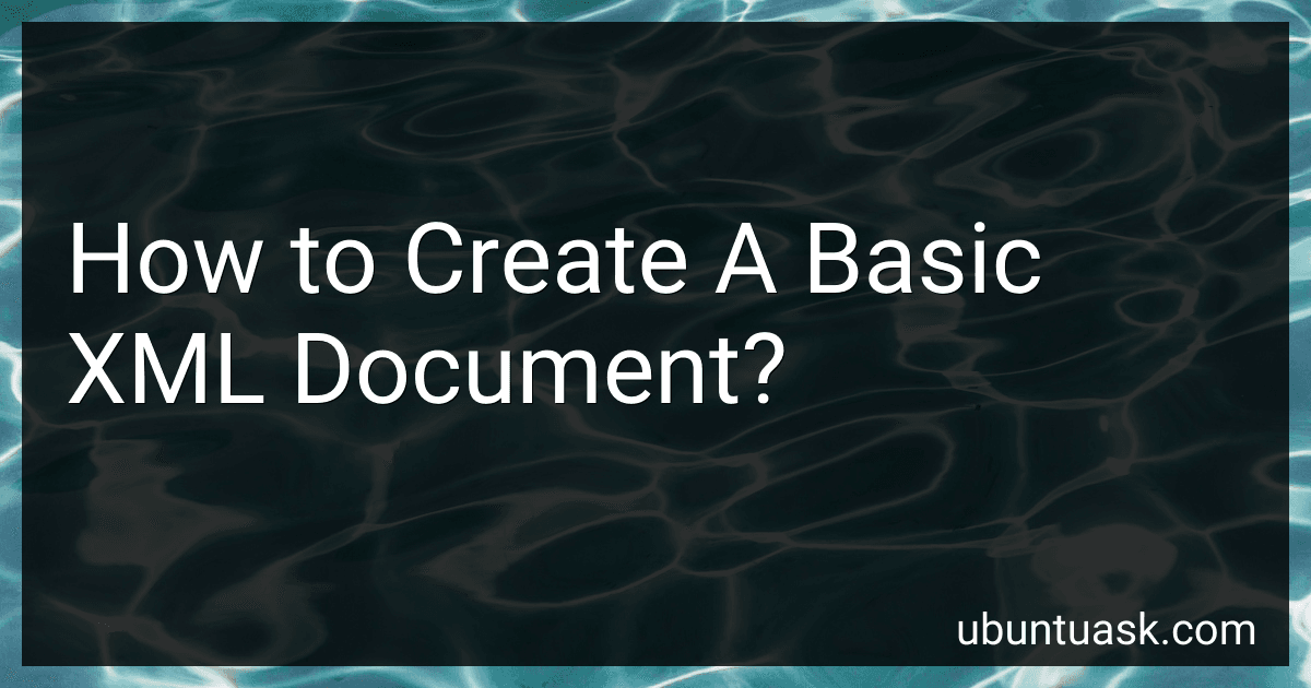 How to Create A Basic XML Document? image