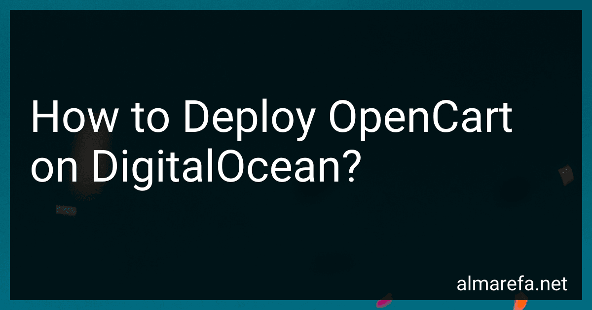 How to Deploy OpenCart on DigitalOcean? image