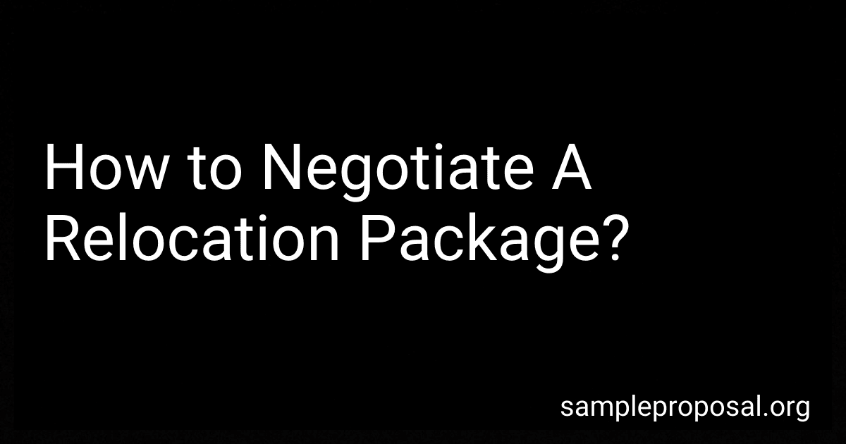 How to Negotiate A Relocation Package? image