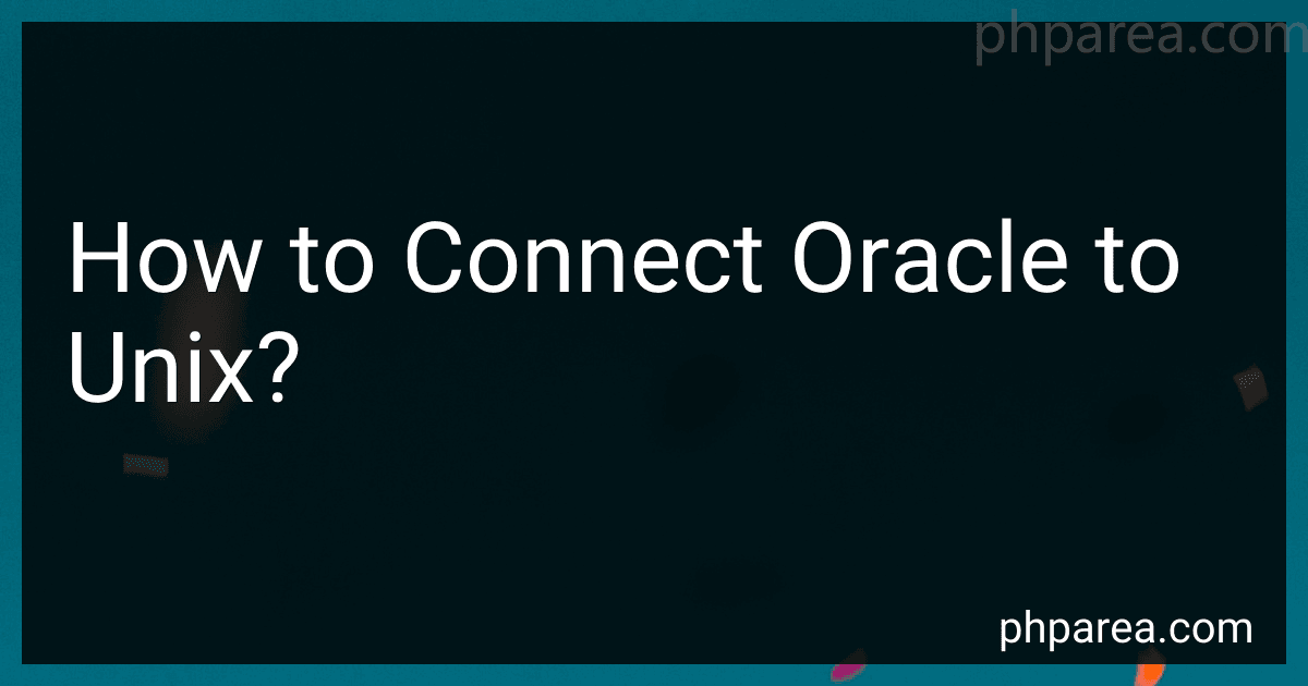 How to Connect Oracle to Unix? image