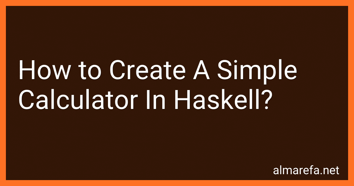 How to Create A Simple Calculator In Haskell? image