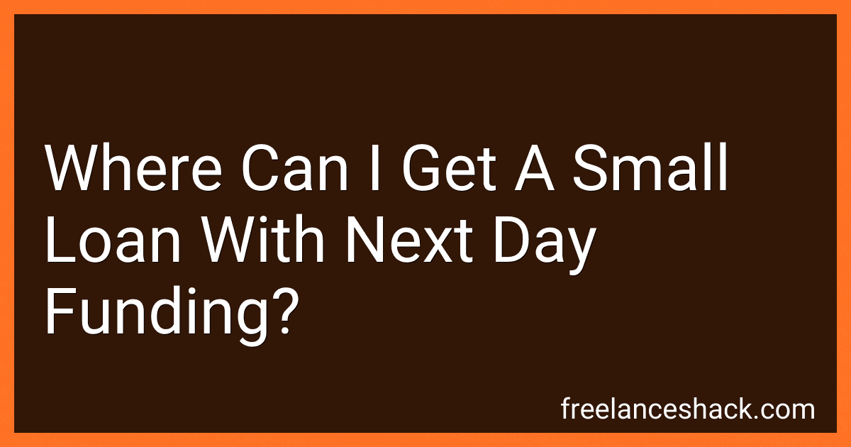 Where Can I Get A Small Loan With Next Day Funding? preview