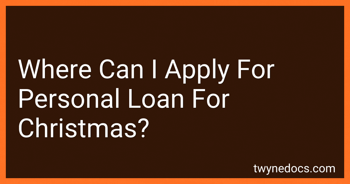 Where Can I Apply For Personal Loan For Christmas? image