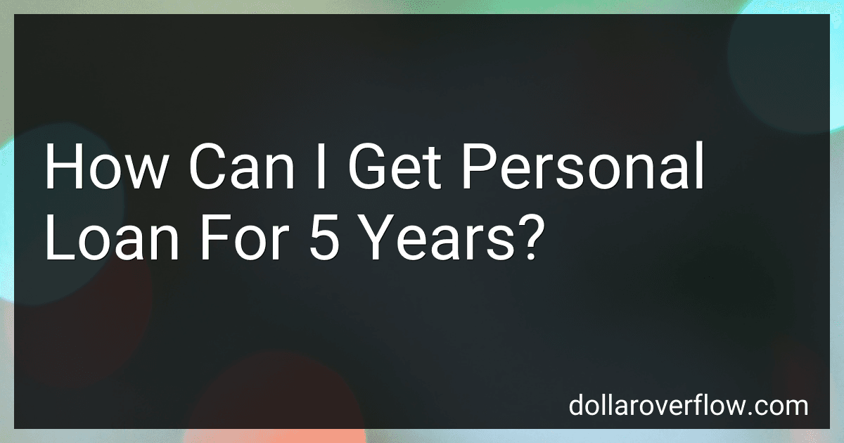 How Can I Get Personal Loan For 5 Years? image