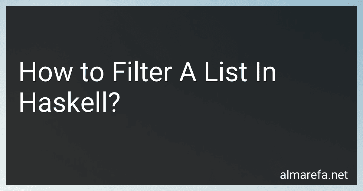 How to Filter A List In Haskell? image