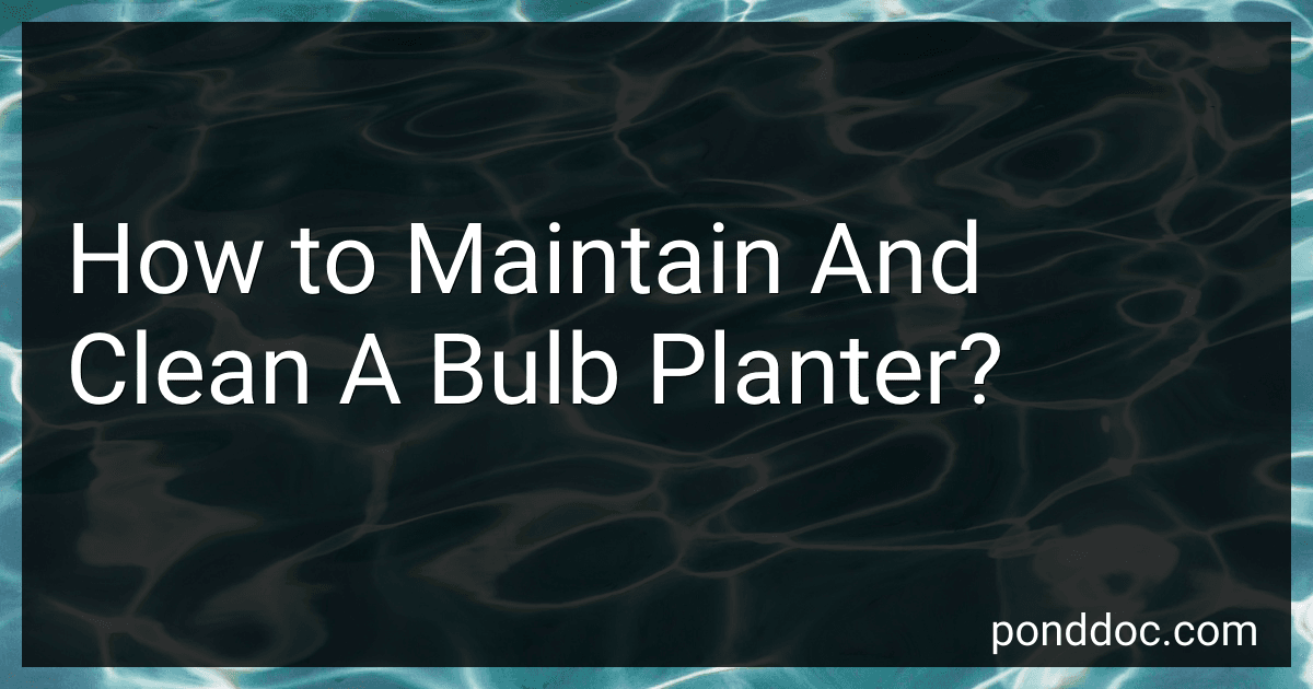 How to Maintain And Clean A Bulb Planter? image