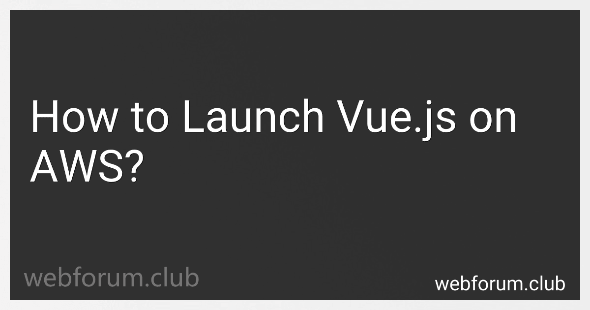 How to Launch Vue.js on AWS? image