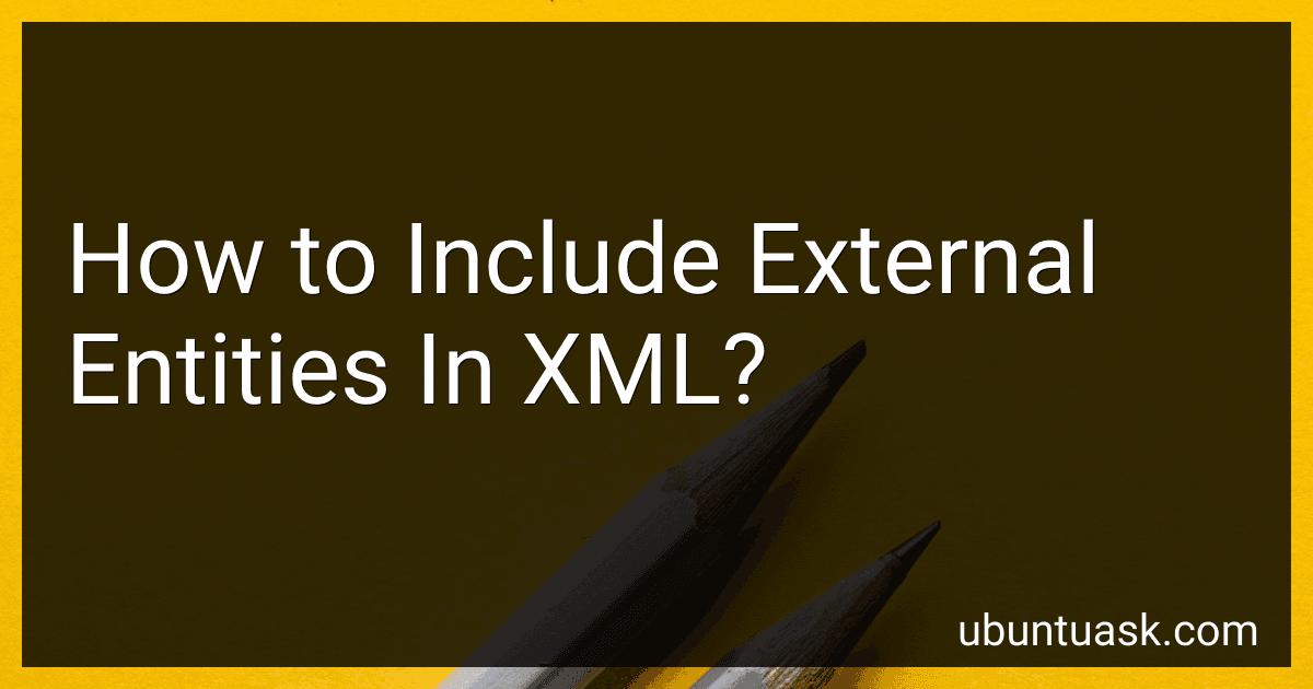 How to Include External Entities In XML? image