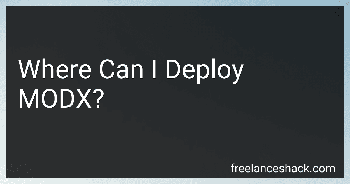 Where Can I Deploy MODX? image