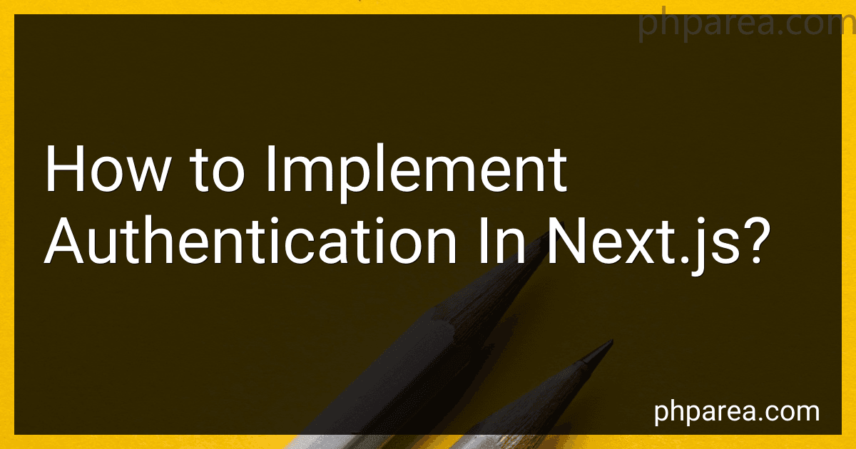 How to Implement Authentication In Next.js? image