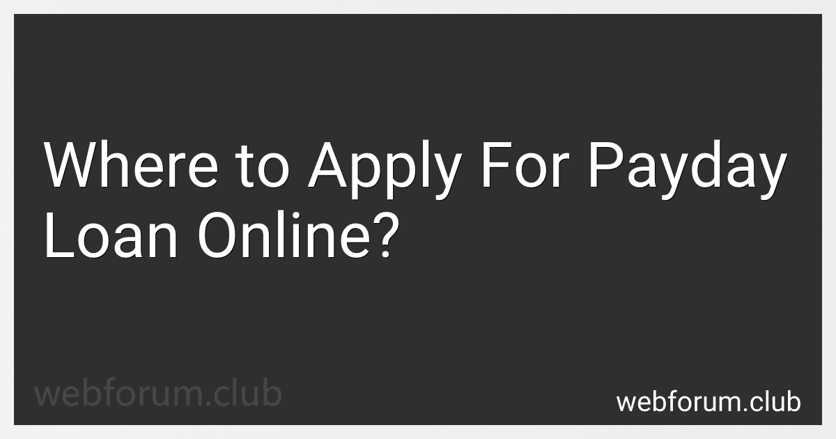 Where to Apply For Payday Loan Online? image