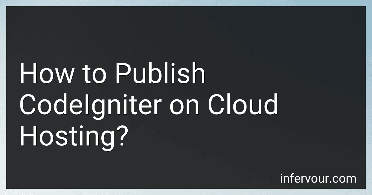 How to Publish CodeIgniter on Cloud Hosting? image