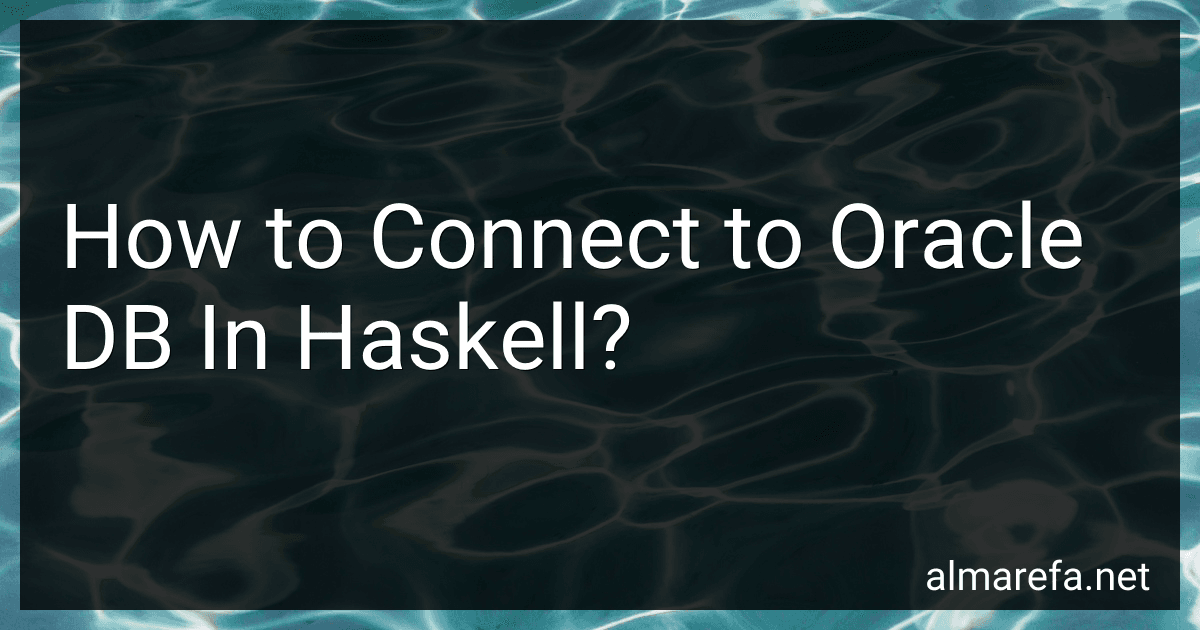 How to Connect to Oracle DB In Haskell? image