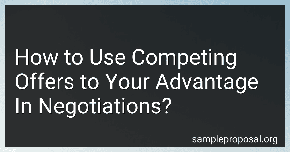 How to Use Competing Offers to Your Advantage In Negotiations? image
