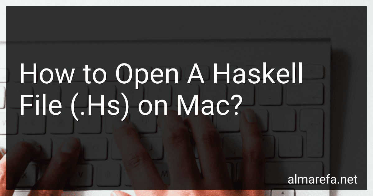 How to Open A Haskell File (.Hs) on Mac? image