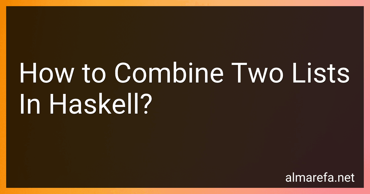 How to Combine Two Lists In Haskell? preview
