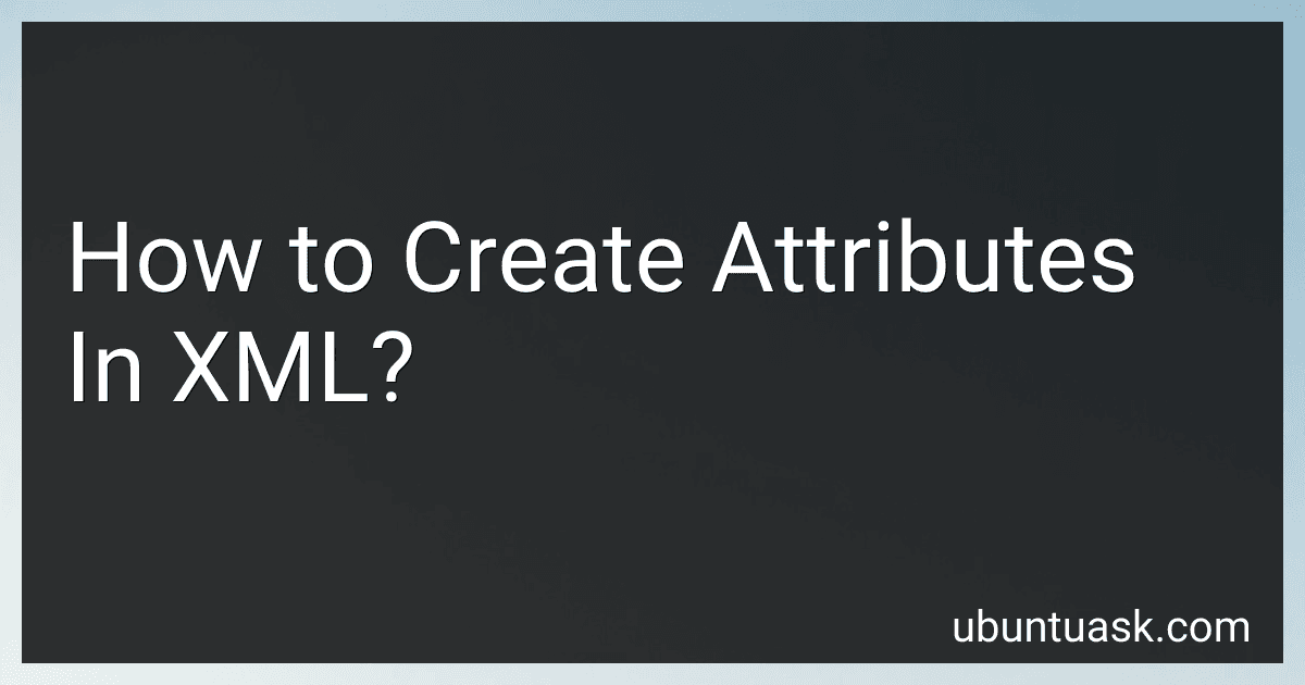 How to Create Attributes In XML? image