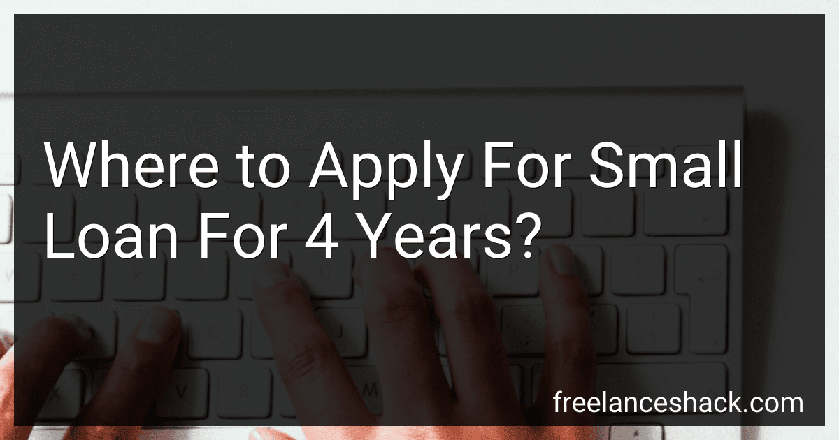 Where to Apply For Small Loan For 4 Years? preview