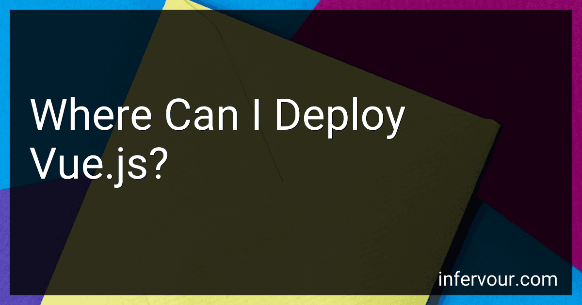 Where Can I Deploy Vue.js? image