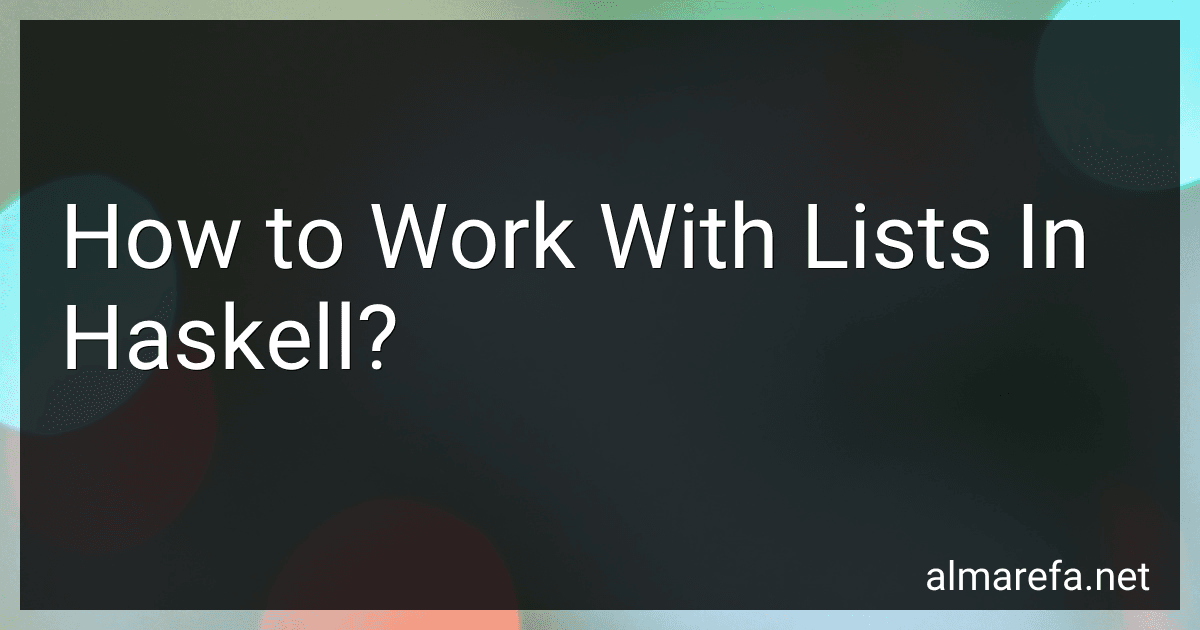 How to Work With Lists In Haskell? image
