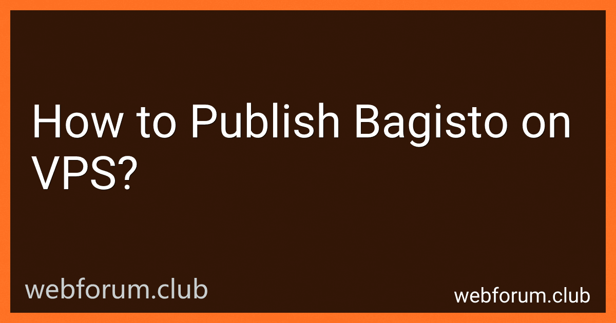How to Publish Bagisto on VPS? image