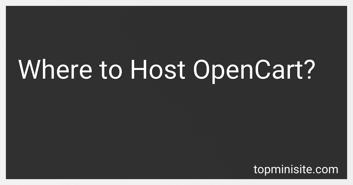 Where to Host OpenCart? image