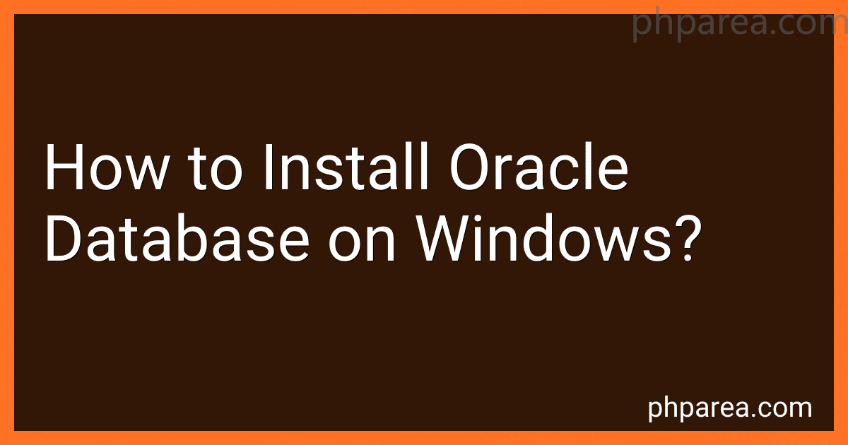 How to Install Oracle Database on Windows? image