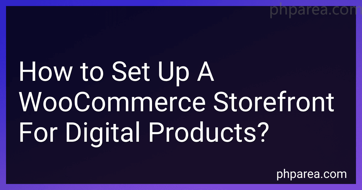 How to Set Up A WooCommerce Storefront For Digital Products? image