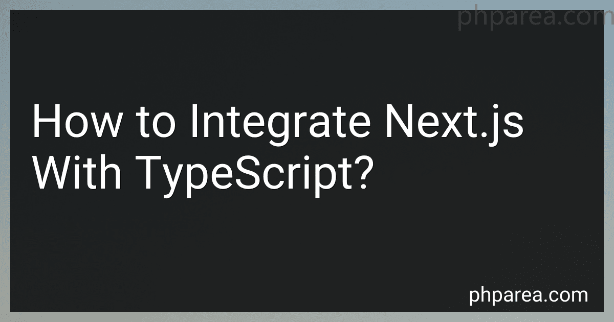 How to Integrate Next.js With TypeScript? image