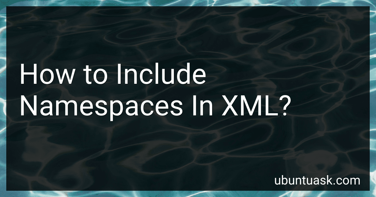 How to Include Namespaces In XML? image