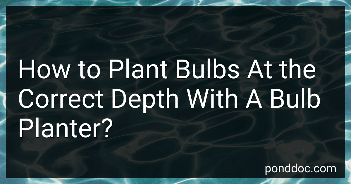 How to Plant Bulbs At the Correct Depth With A Bulb Planter? image