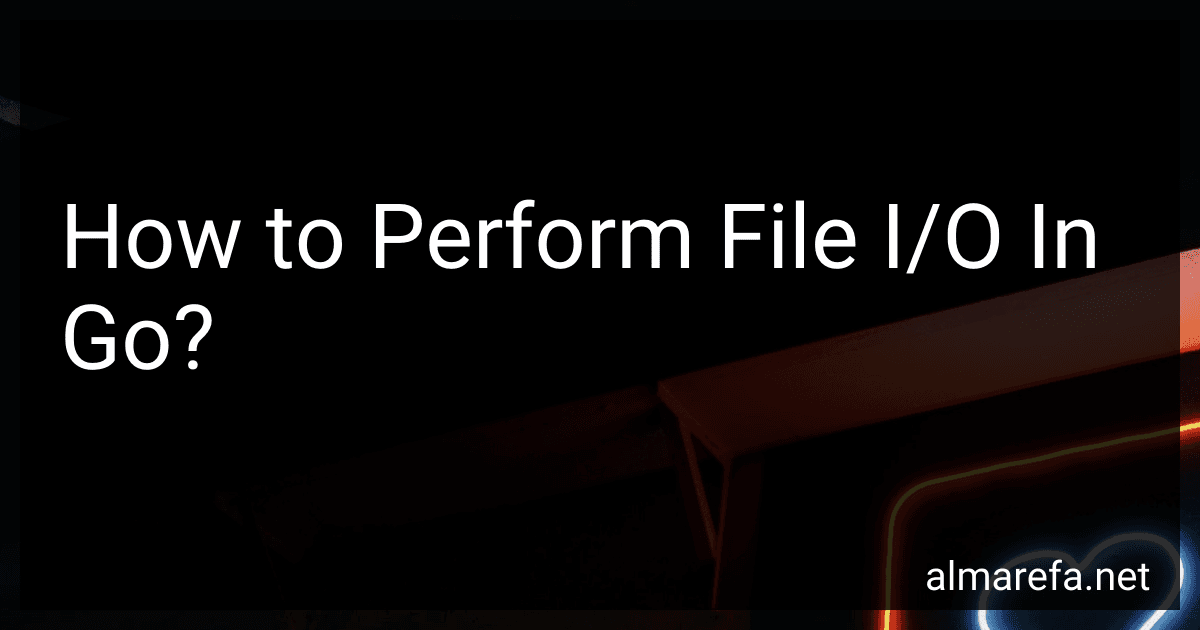 How to Perform File I/O In Go? image