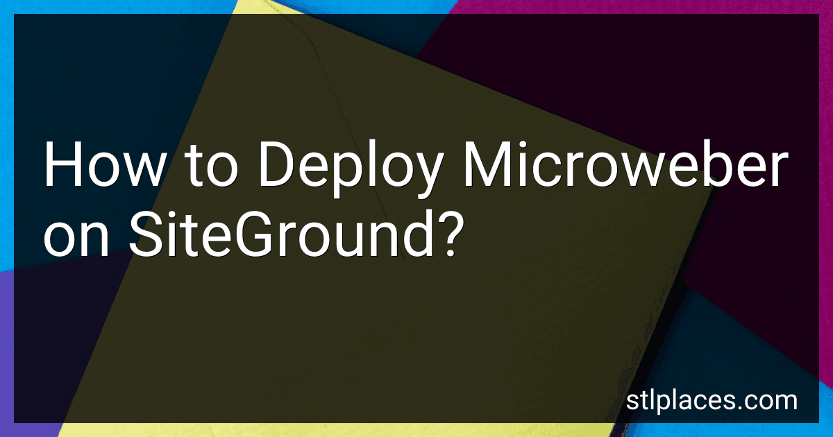 How to Deploy Microweber on SiteGround? preview