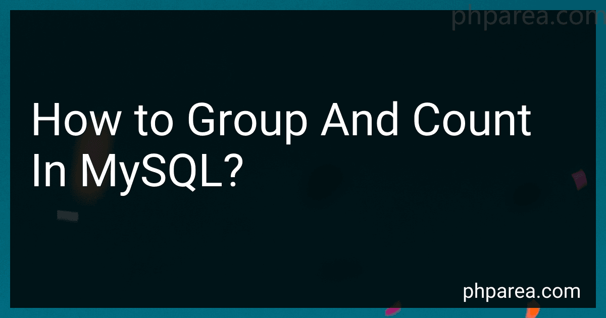 How to Group And Count In MySQL? image