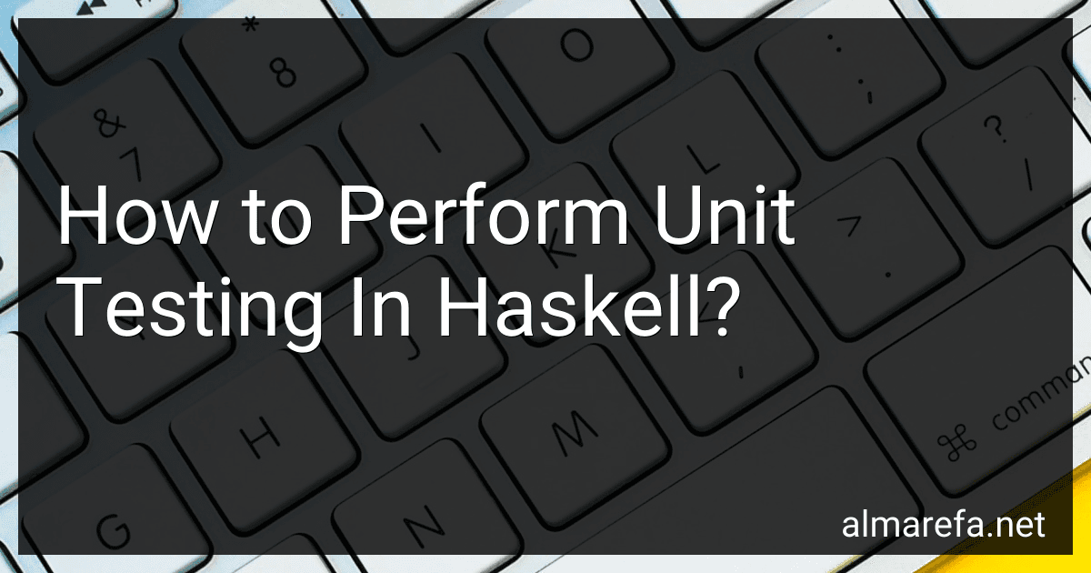 How to Perform Unit Testing In Haskell? image