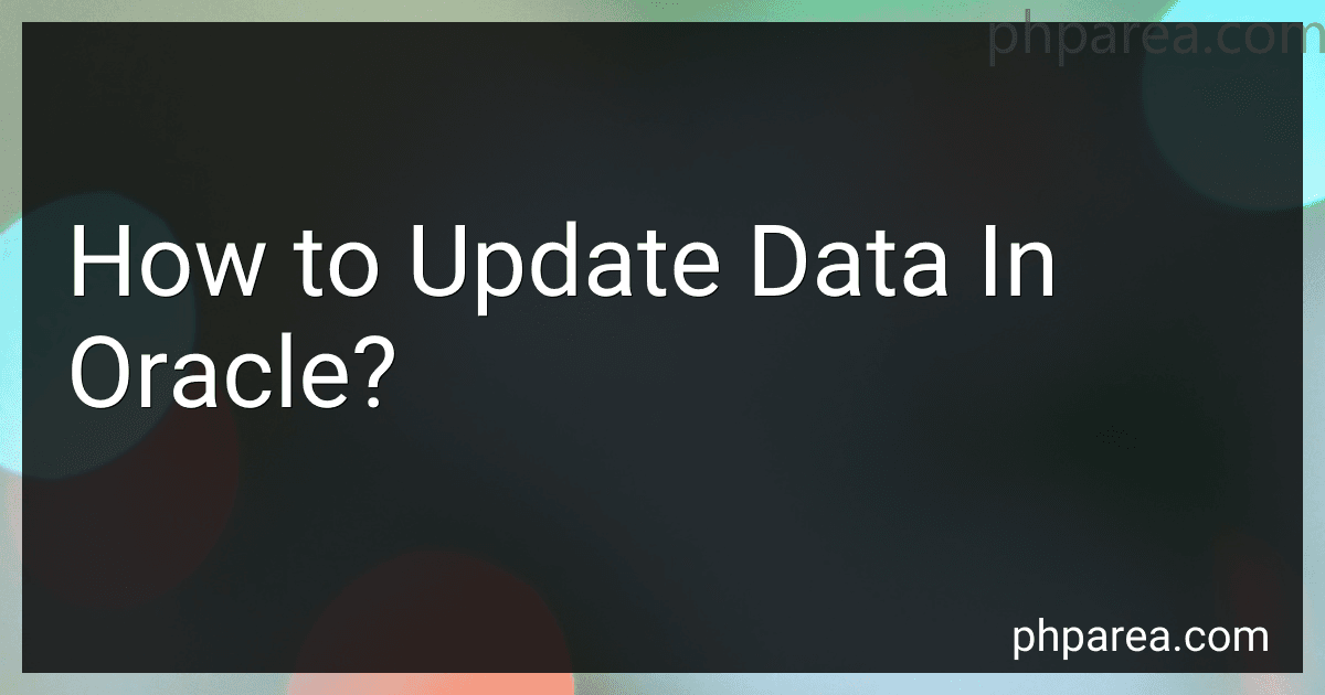 How to Update Data In Oracle? image