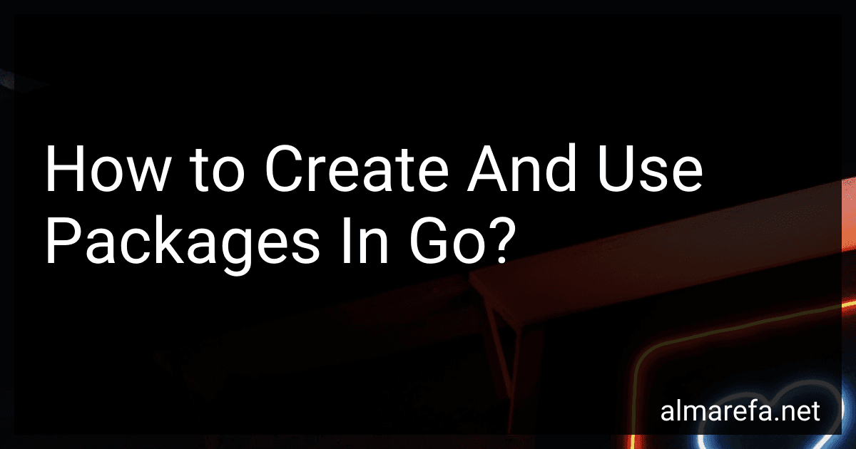 How to Create And Use Packages In Go? image