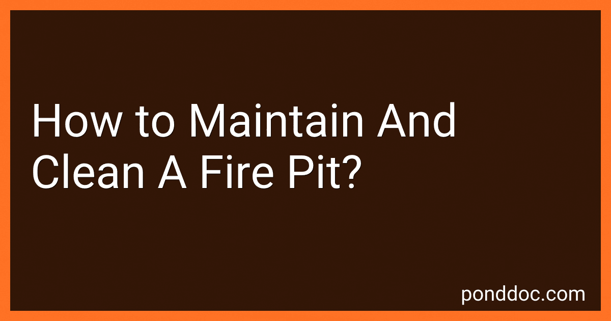 How to Maintain And Clean A Fire Pit? image