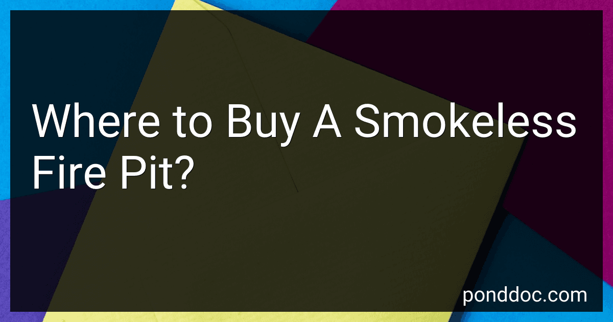 Where to Buy A Smokeless Fire Pit? image