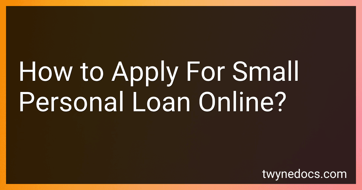 How to Apply For Small Personal Loan Online? image