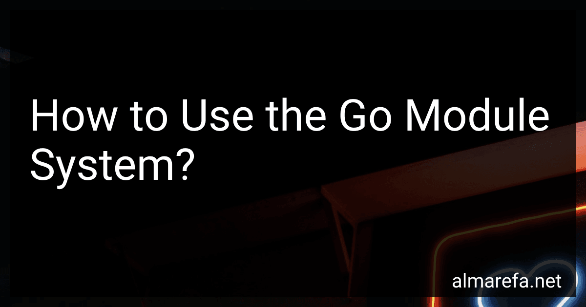 How to Use the Go Module System? image